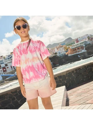 COOL CLUB Szorty dżinsowe w kolorze biało-jasnoróżowym rozmiar: 134