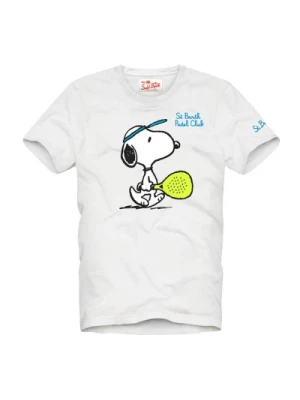 Cool Snoopy T-shirt dla mężczyzn Saint Barth