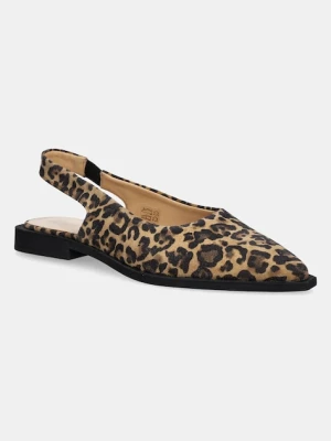 Copenhagen baleriny skórzane Leather