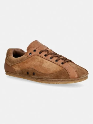 Copenhagen leather mix sneakersy damskie zamszowe