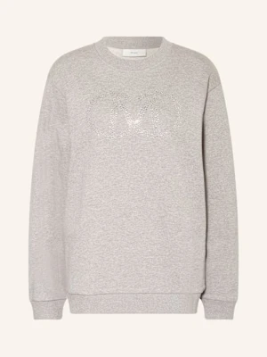 Copenhagen Muse Bluza Nierozpinana Cmelva Z Ozdobnymi Kamykami grau