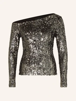 Copenhagen Muse Bluzka Z Odkrytymi Ramionami Cmsequins silber