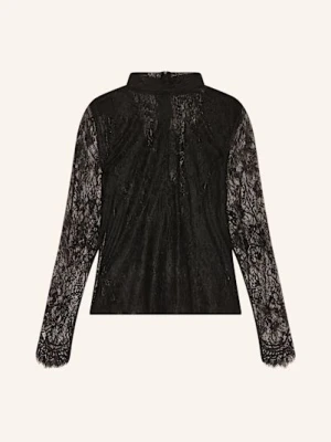Copenhagen Muse Koszulka Z Długim Rękawem Cmlea Z Koronki schwarz