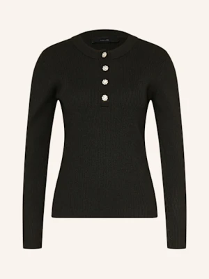 Copenhagen Muse Koszulka Z Długim Rękawem Cmveran On Z Ozdobnymi Kamykami schwarz