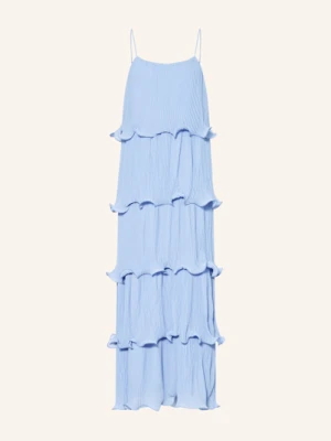 Copenhagen Muse Sukienka Plisowana Cmkira blau
