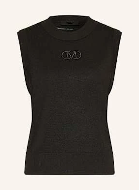 Copenhagen Muse Top Z Dzianiny Cmveran schwarz