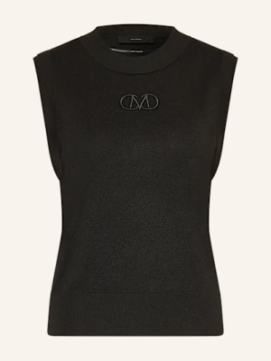 Copenhagen Muse Top Z Dzianiny Cmveran schwarz