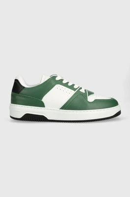 Copenhagen sneakersy skórzane kolor zielony CPH167M vitello