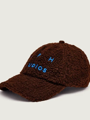 COPENHAGEN STUDIOS Bejsbolówka Teddy | shearling brązowy