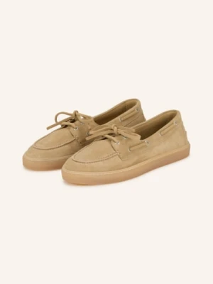 Copenhagen Studios Mokasyny Żeglarskie cph160 beige