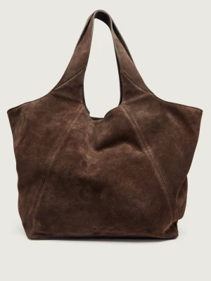 COPENHAGEN STUDIOS Shopperka CPH Bag 582 | zamsz brązowy