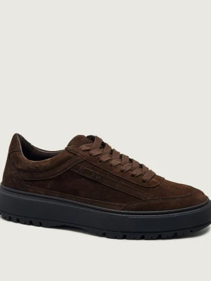 COPENHAGEN STUDIOS Sneakersy CPH615M | zamsz brązowy