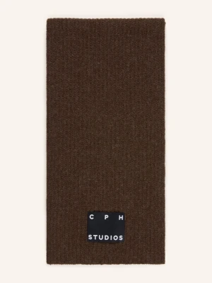 Copenhagen Studios Szal braun CIEMNOBRĄZOWY