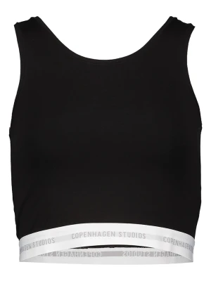 Copenhagen Studios Top w kolorze czarnym rozmiar: XS