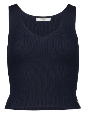 Copenhagen Studios Top w kolorze granatowym rozmiar: 44