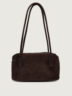 COPENHAGEN STUDIOS Torebka na ramię CPH Bag 521 | zamsz brązowy