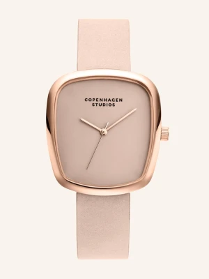 Copenhagen Studios Zegarek Na Rękę Wykonany Z Prawdziwej Skóry rosegold