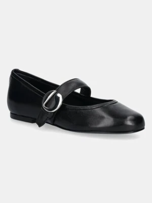 Coperni baleriny skórzane Ballerina Belt Flat kolor czarny COPSH74F6016