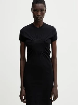 Coperni C-logo sukienka letnia gładka bawełniana