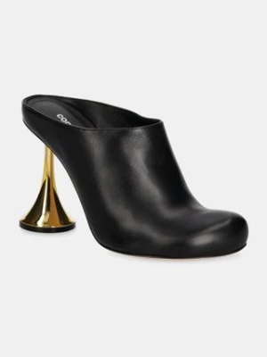 Coperni klapki Orchestra Closed Mule Heel damskie kolor czarny na szpilce COPSH60F6014