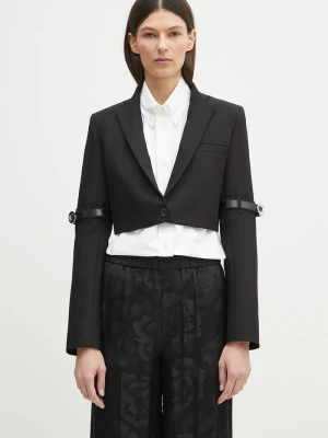 coperni marynarka Hybrid Cropped Tailored czarny