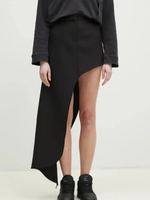 Coperni spódnica One-Leg Tailored kolor czarny mini prosta COPJ85F3004