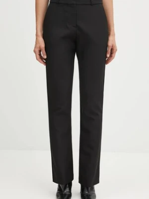 Coperni spodnie Boyfriend damskie kolor czarny proste high waist COPP117F3004