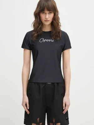 Coperni t-shirt Crystal Logo damski kolor czarny COPJS07CRF3023