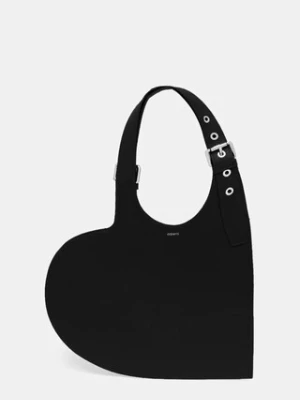 Coperni torebka skórzana Belt Heart Tote kolor czarny COPBA112F6062