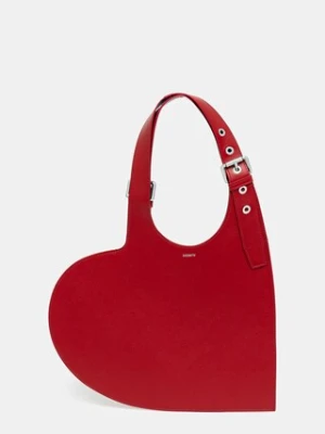 Coperni torebka skórzana Belt Heart Tote kolor czerwony COPBA112F6012