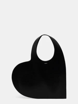 Coperni torebka skórzana Double Heart Tote kolor czarny COPBA113F6062