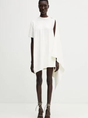 Coperni Zero Waste Draped sukienka oversize gładka z wiskozy