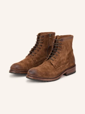 Cordwainer Botki Sznurowane braun BRĄZOWY