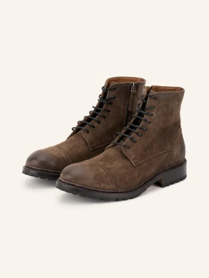 Cordwainer Botki Sznurowane braun CIEMNOBRĄZOWY