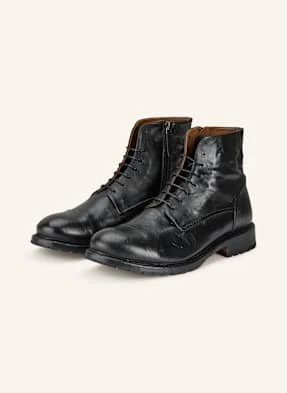 Cordwainer Botki Sznurowane schwarz