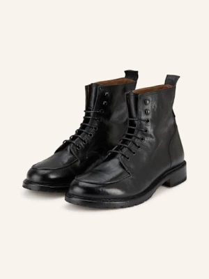 Cordwainer Botki Sznurowane schwarz