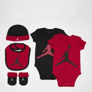 Jordan Core Set (5 Pack) uniseks Rampersy i zestawy dla niemowląt czarny rozmiar Odzież