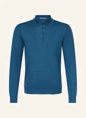 Corneliani Koszulka Polo Z Dzianiny blau