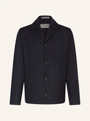 Corneliani Overjacket Z Wełny Ze Strzyży blau