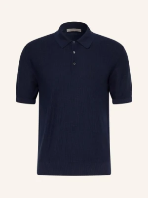 Corneliani Sweter Polo blau