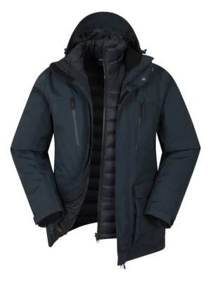 Correspondent II - pikowana kurtka 3 w 1 - Navy Mountain Warehouse