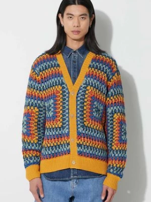 Corridor kardigan bawełniany Sunburst Cardigan kolor pomarańczowy SW0109