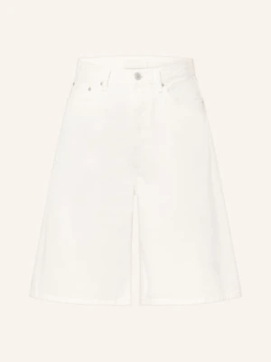 Cos Bermudy Dżinsowe weiss 003 optic white