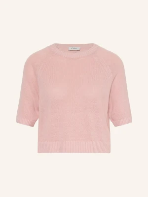 Cos Dzianinowa Koszulka Lnianej pink