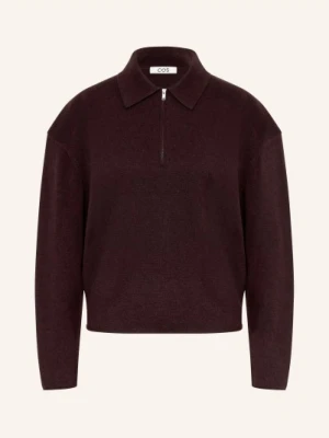 Cos Dzianinowa Koszulka Polo rot