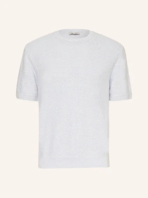 Cos Dzianinowa Koszulka Z Dodatkiem Lnu blau