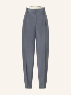 Cos Jedwabne Spodnie blau