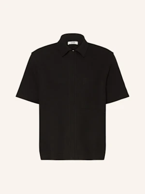 Cos Koszula Z Krótkim Rękawem Comfort Fit Z Dżerseju schwarz