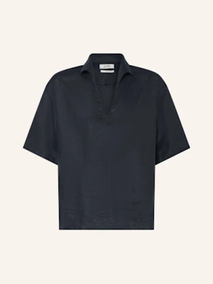 Cos Koszula Z Krótkim Rękawem Relaxed Fit Z Lnu blau