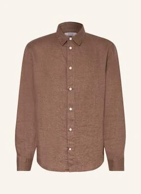 Cos Koszula Z Lnu Relaxed Fit braun